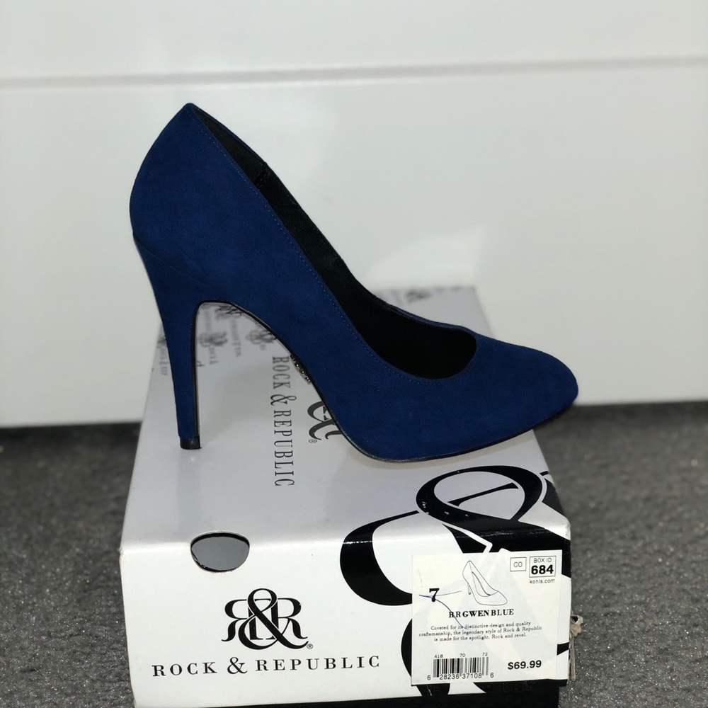 Rock and Republic Pumps - Royal Blue - Size 7